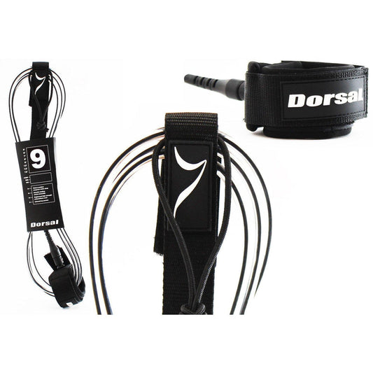 DORSAL Surf Leash for Surfboard Longboard SUP Leg Rope