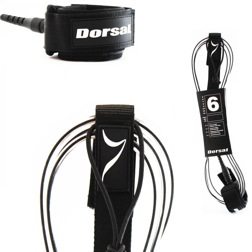 DORSAL Surf Leash for Surfboard Longboard SUP Leg Rope