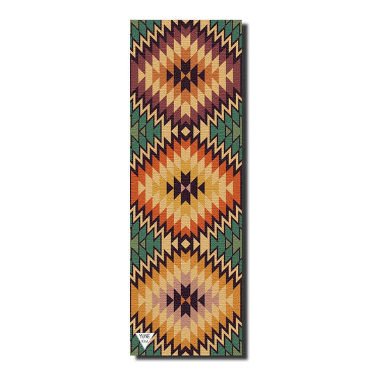 Red Rocks Grass Yoga Mat – 6 mm Extra Thick, Double-Sided Non-Slip, Eco-Friendly PER with Desert Canyon Design | Yune Yoga