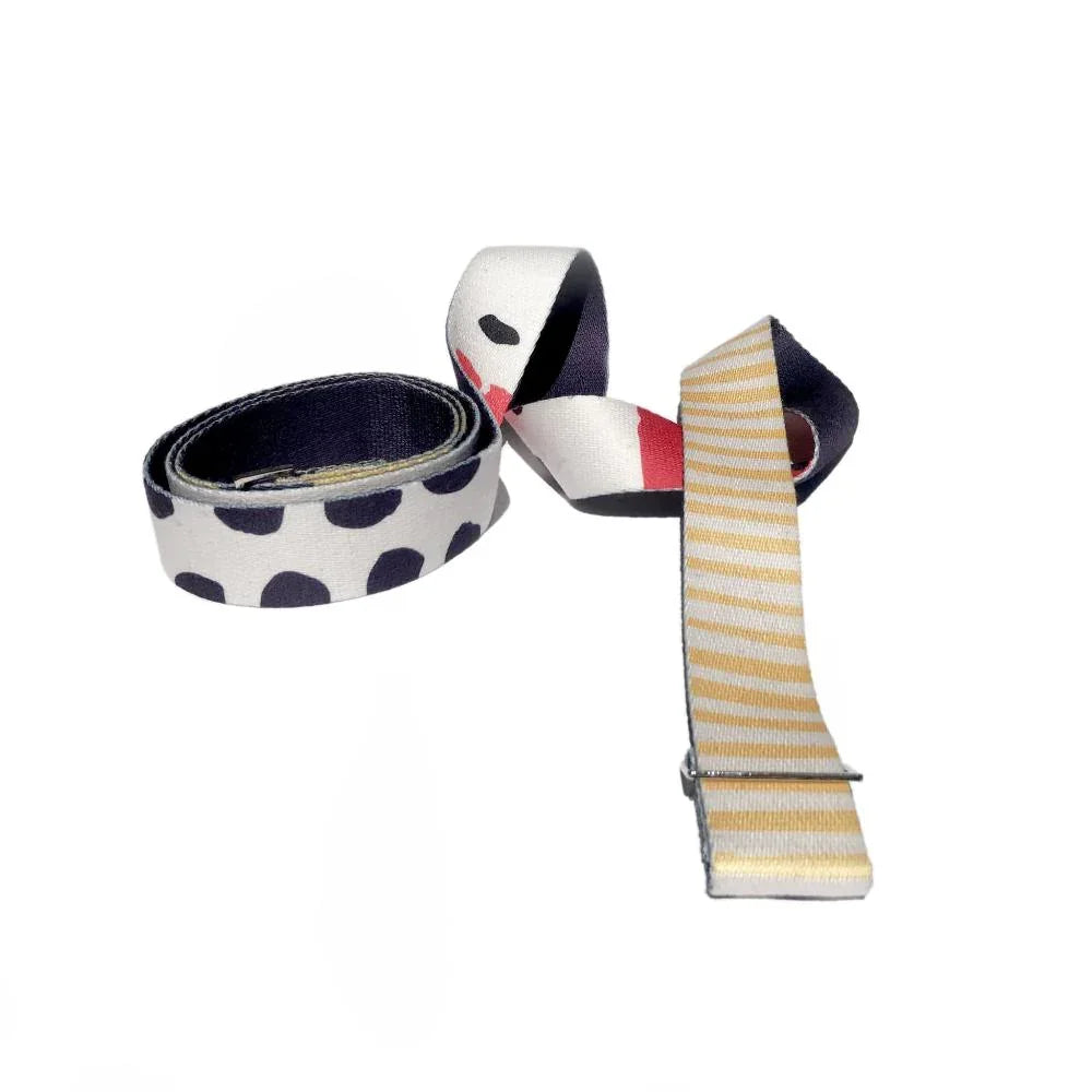 Leo Yoga Strap – Yellow Stretching Strap w/ Metal Buckles | Yune Yoga